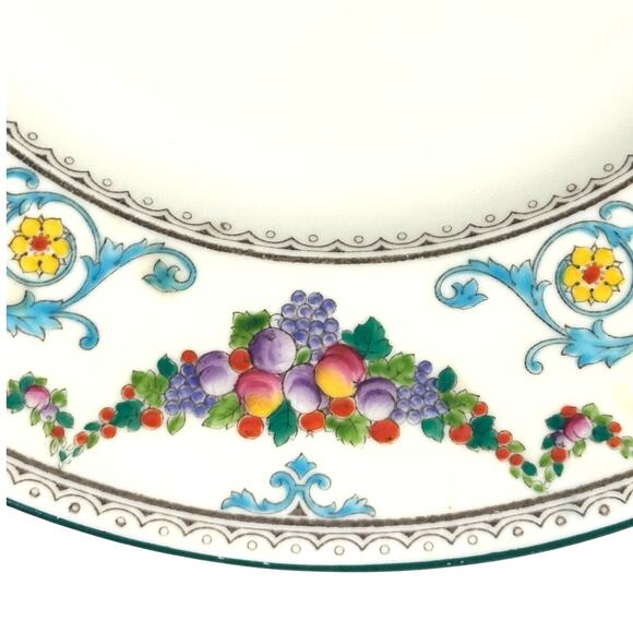 Antique Wedgwood Retired Ventnor Enameled 8.75" Luncheon Plates 1920's - Picture 2 of 8